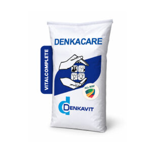 ALL-WIN I Denkacare Vitalcomplete 20 kg – Ergänzungsfuttermittel für Kälber zur Aufwertung von Vollmilch und Milchaustauscher mit Vitaminen Mineralstoffen und Leinsaat